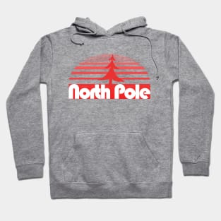 North Pole retro Christmas Hoodie